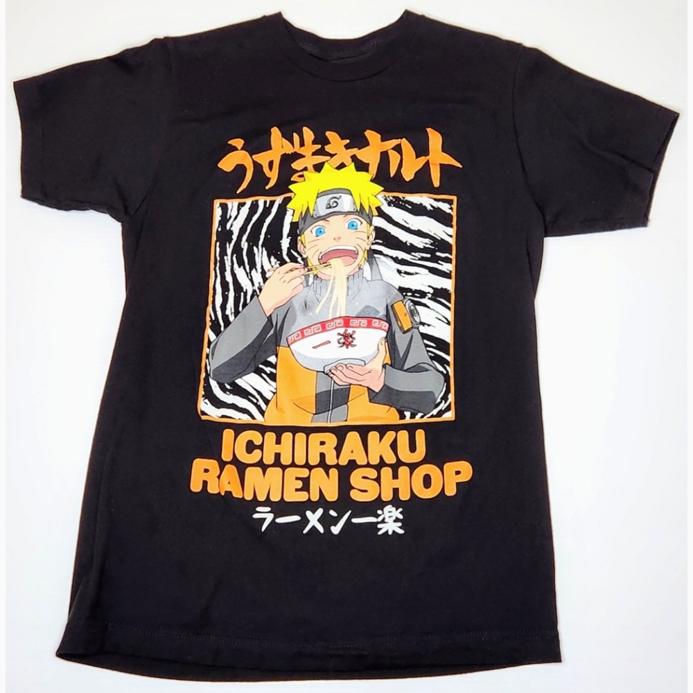 Naruto anime graphic print tee-shirt Adult Unisex Medium